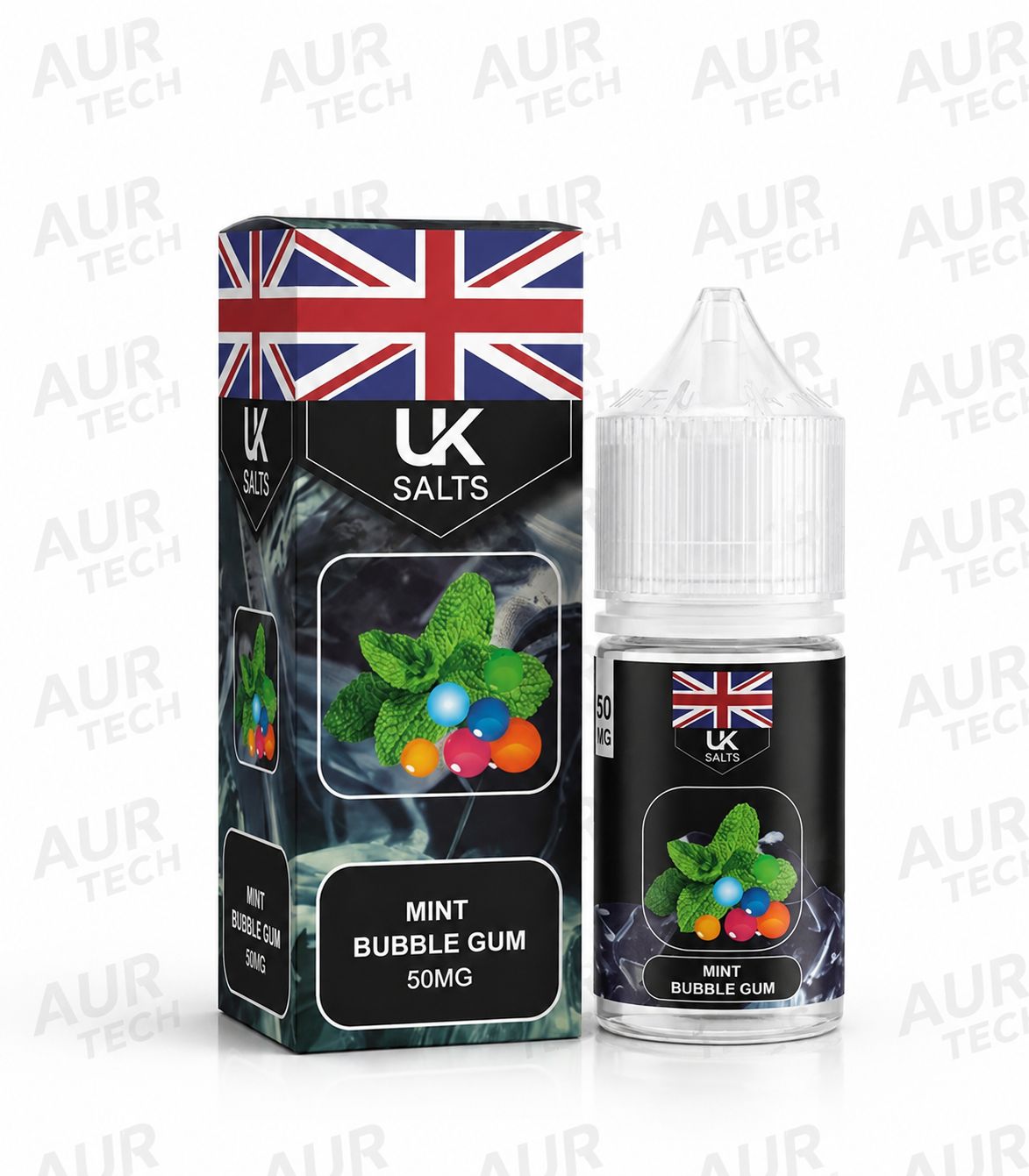UK SALT MINT BUBBLE GUM 30 ML 50 MG