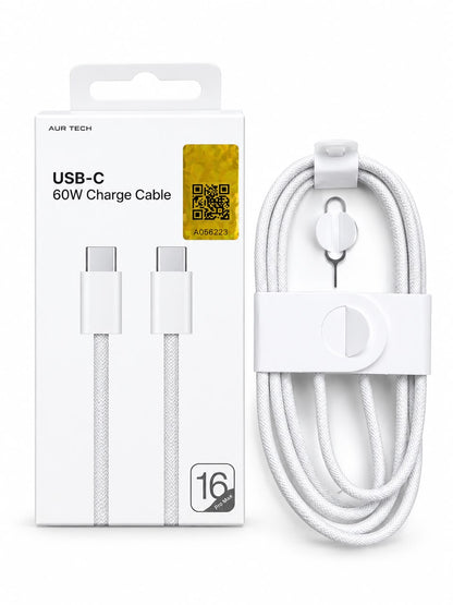 PREMIUM C TO C WOVEN  CABLE 60W