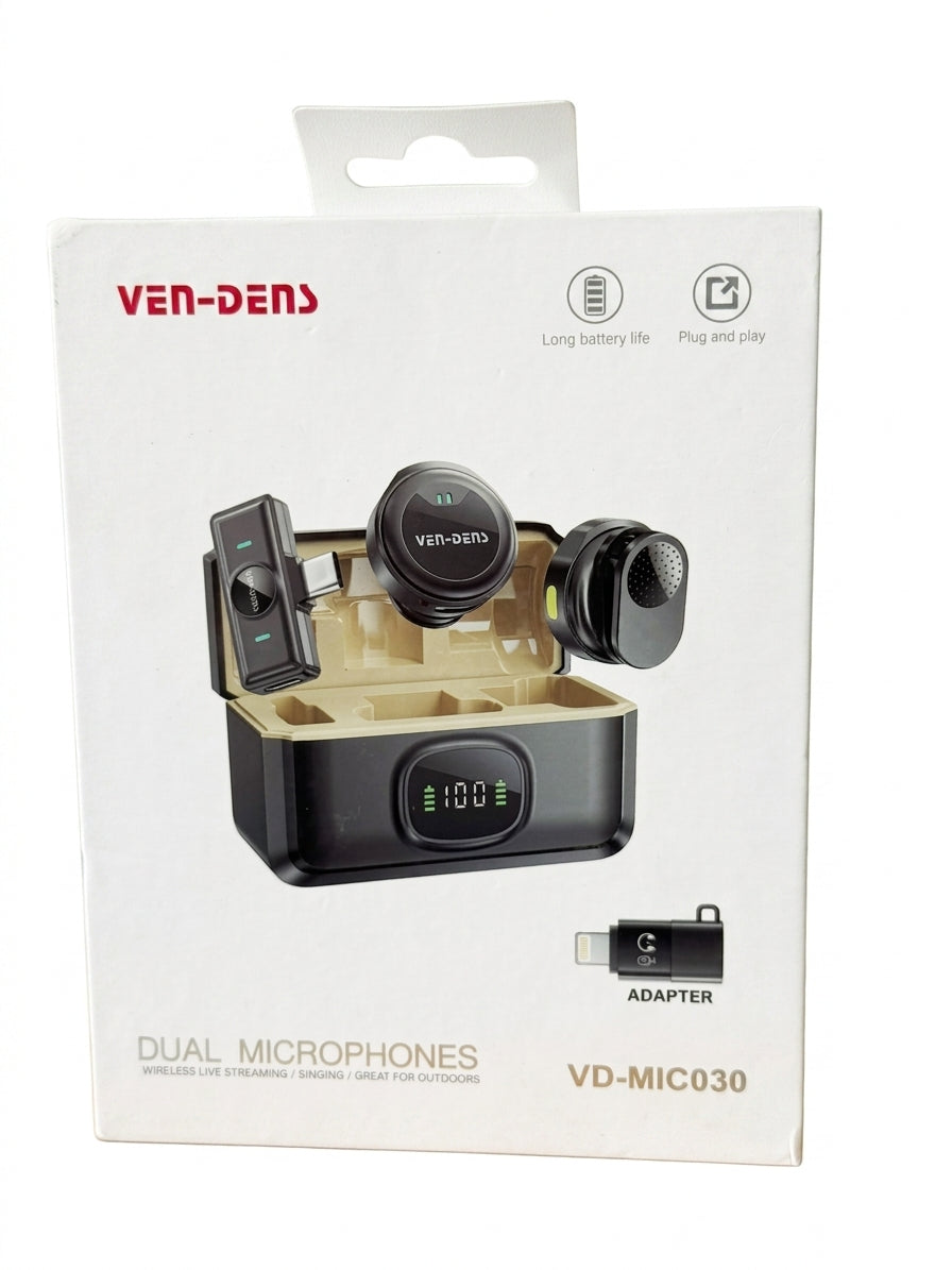 VEN-DENS DUAL VLOGGING MIC VD-MIC030