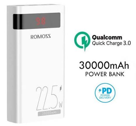 ROMOSS POWER BANK 30000 MAH